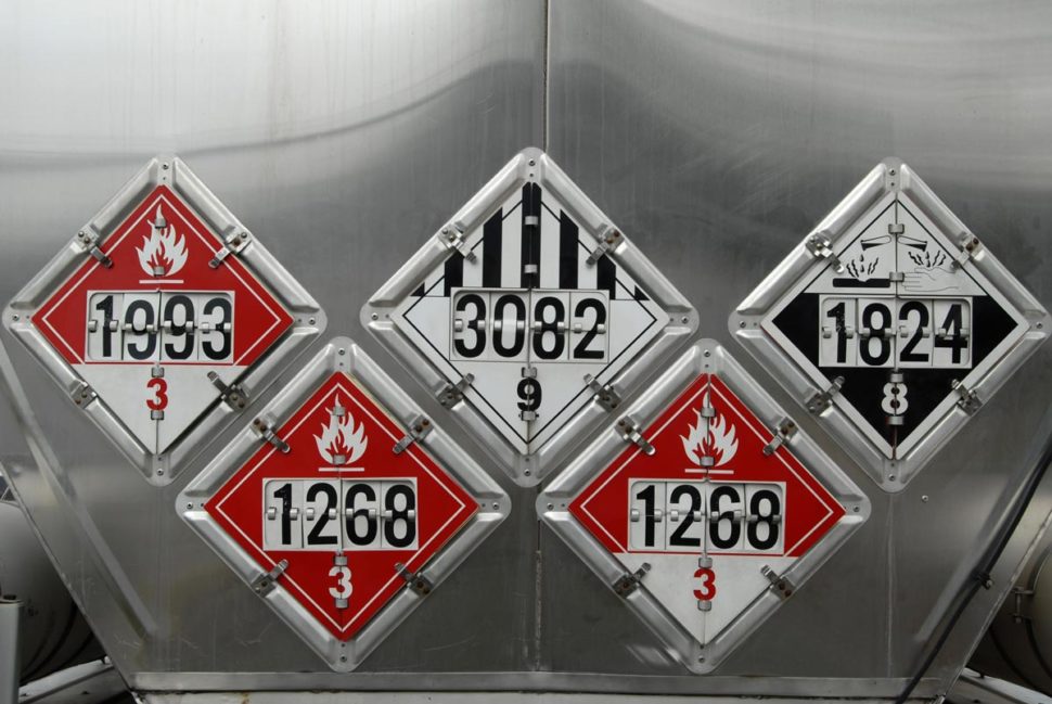 Hazmat Placard Size